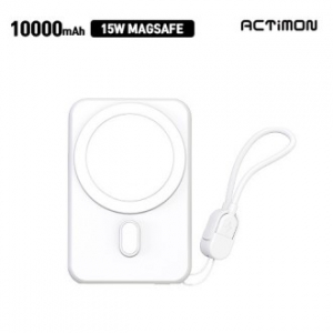 엑티몬 숏 스트랩15W 고속 맥세이프 보조배터리10000mAh
