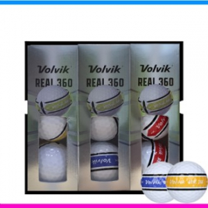볼빅 리얼 360 퍼팅라인 9구세트 (3pc) 볼빅 360 골프공 360 퍼팅라인 골프공