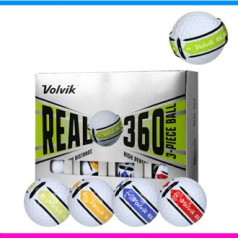 볼빅 리얼 360 퍼팅라인 12구 (3pc) 볼빅 360 골프공 360 퍼팅라인 골프공