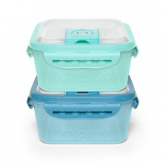 쿠비녹스 프리백 진공 밀폐용기 정사각 2종 3호