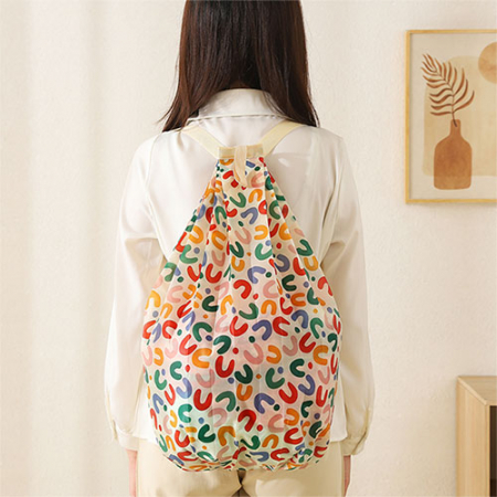 숄더크로스 주름 장바구니 에코백 #3