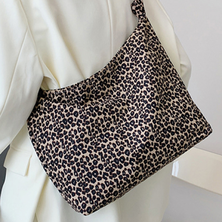 레오파드 케주얼 쇼퍼 숄더 백 #7
