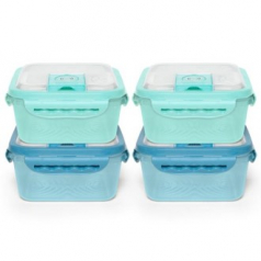 쿠비녹스 프리백 진공 밀폐용기 정사각 4종 1호