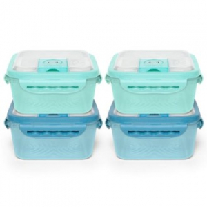 쿠비녹스 프리백 진공 밀폐용기 정사각 4종 1호