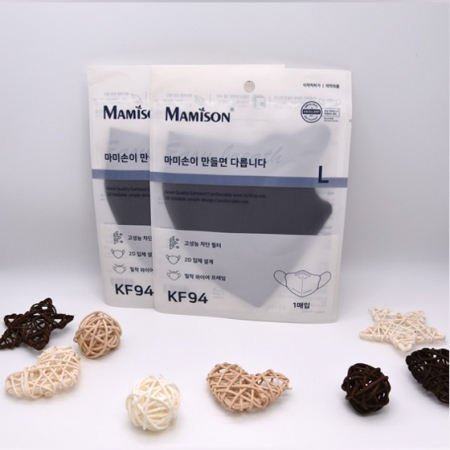 마미손 KF94 2D 마스크 화이트 블랙 #2