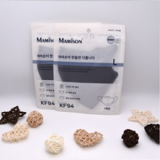 마미손 KF94 2D 마스크 화이트 블랙