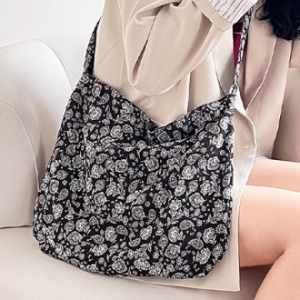 페이즐리패턴 레트로 갬성 쇼퍼 숄더 백