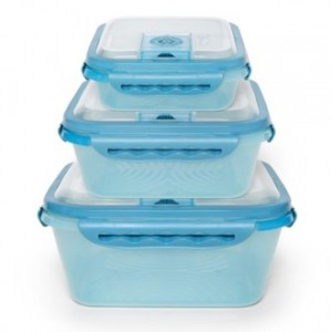 쿠비녹스 프리백 진공 밀폐용기 정사각 3종 2호