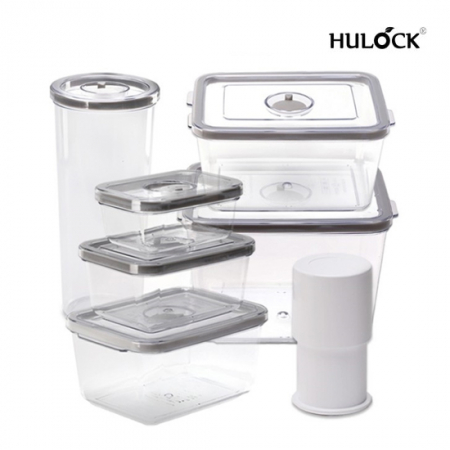 휴락 진공밀폐용기 뉴트럴그레이 7종세트 #2