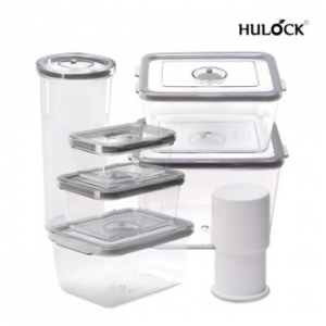 휴락 진공밀폐용기 뉴트럴그레이 7종세트