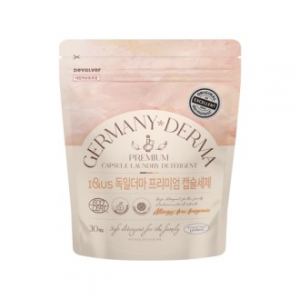 아이앤어스 독일더마 프리미엄 캡슐 세탁세제 30개입 프루티향