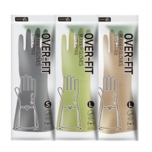 넉넉한 오버핏 컬러 고무장갑