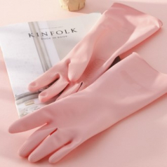파스텔 베이비 핑크 고무장갑