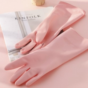 파스텔 베이비 핑크 고무장갑