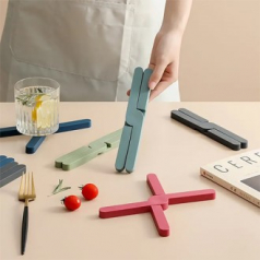 568 콤팩트 접이식  실리콘 냄비 홀더