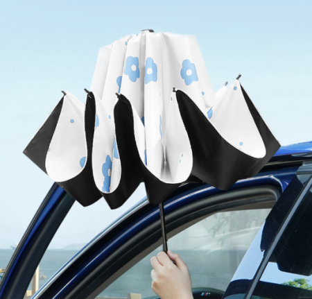 거꾸로 우산 자외선 차단 3단 양우산 암막우산