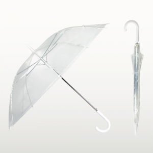 무표 60자동 화이바 EVA투명 장우산