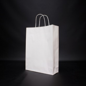 친환경 모조 쇼핑백 화이트 2호