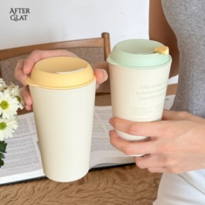 애프터글랫 아이보리스마일 리유저블텀블러 500ml 1P