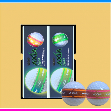 볼빅 엑시아 네온 골프공 6구 세트 (3pc) 볼빅 네온 야광 골프공 엑시아 골프공 #2