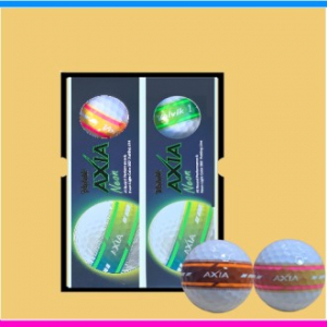 볼빅 엑시아 네온 골프공 6구 세트 (3pc) 볼빅 네온 야광 골프공 엑시아 골프공