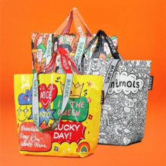 휴대용 및 방수 쇼핑 토트 타포린백