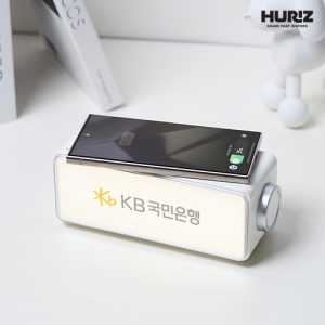 휴라이즈 무선충전 무드등 휴대용 블루투스스피커