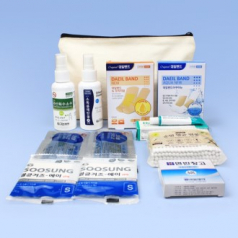방수밴드 닥터스킨연고 멸균면봉 구급함 세트