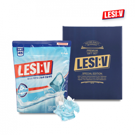 레시브 에센셜 고농축 미니 캡슐세제 1구 45개입 일반_드럼 겸용 #3