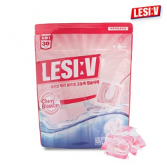 레시브 체리블라썸 고농축 미니 캡슐세제 3구 30개입 일반_드럼 겸용