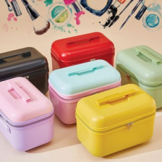 R027 메이크업 14인치 레디백 미니케리어 메이크업박스 여행용 캐리어 인쇄 주문제작