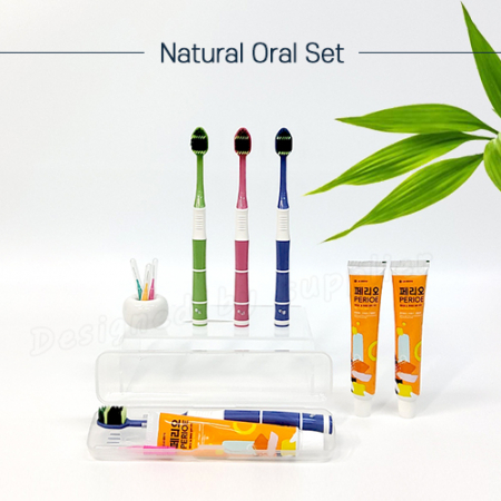 죽염광폭LG칫솔 페리오 치간1p 칫솔치약세트 #5