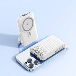 무아무아 빌트인 케이블 맥세이프 거치형 보조배터리 10000mAh