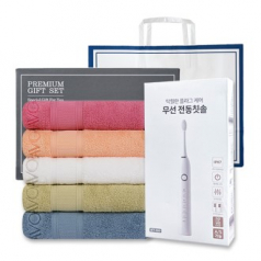 송월 프리미엄 선물 세트 (샤보렌 식스40 1P + 전동칫솔 1P)