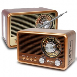 USB음원 TF카드 레트로 아날로그 블루투스 스피커 클래식 휴대용 탁상용 라디오 R50