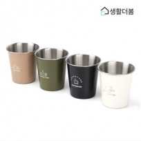 생활더봄 304 무광 스테인리스 컵 4종세트 250ml