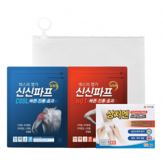 신신파프1p+상처엔드레싱밴드 파우치세트