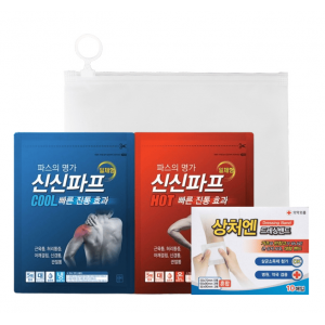 신신파프1p+상처엔드레싱밴드 파우치세트