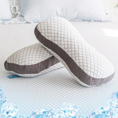 냉감 쿨 라텍스 미니 땅콩 베개 여행용 캠핑용