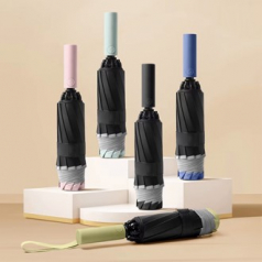 645 대형 반사 줄무니 역방향 자동 우산