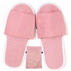 여행용기내 휴대용 일회용 호텔 슬리퍼 파우치