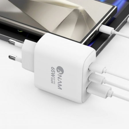 아남 PD3.0 GaN PPS PD65W 3포트 초고속 충전기 #3