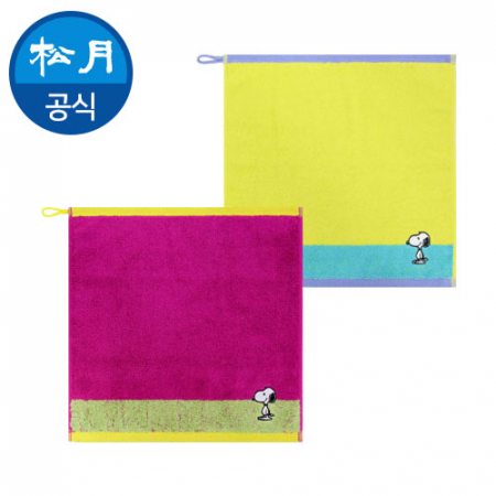 [송월타올] 스누피 컬러36 핸드타월 55g #2