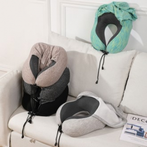 A031 후드 여행용 목베게 목쿠션 기내용 인쇄 주문제작 답례품 차량용