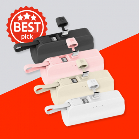 베스트픽 5000mah 도킹형 고속 충전 보조배터리 색상 4종 #2
