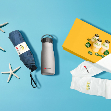 여름나기세트 25호 (기라로쉬 3단 슬림 암막 우양산+밀크우드텀블러+쿨토시세트) #2