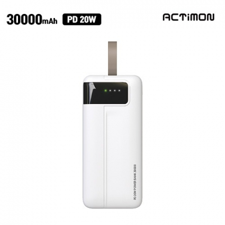 엑티몬 스트랩 LED 고속 보조배터리30000mAh #2
