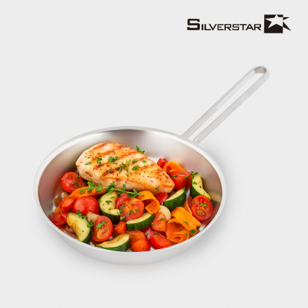 실버스타 Aha(아하) 304고급 통3중 인덕션IH 무연마제 스텐후라이팬 24cm #2