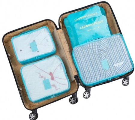 여행캐리어 수납정리 파우치 6P 9컬러 기념품제작 #2