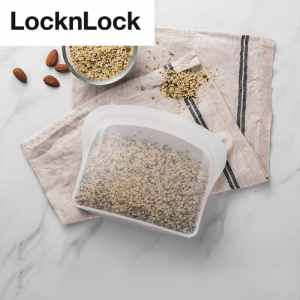 락앤락 프리미엄 실리콘 지퍼백 1.2L LL-100